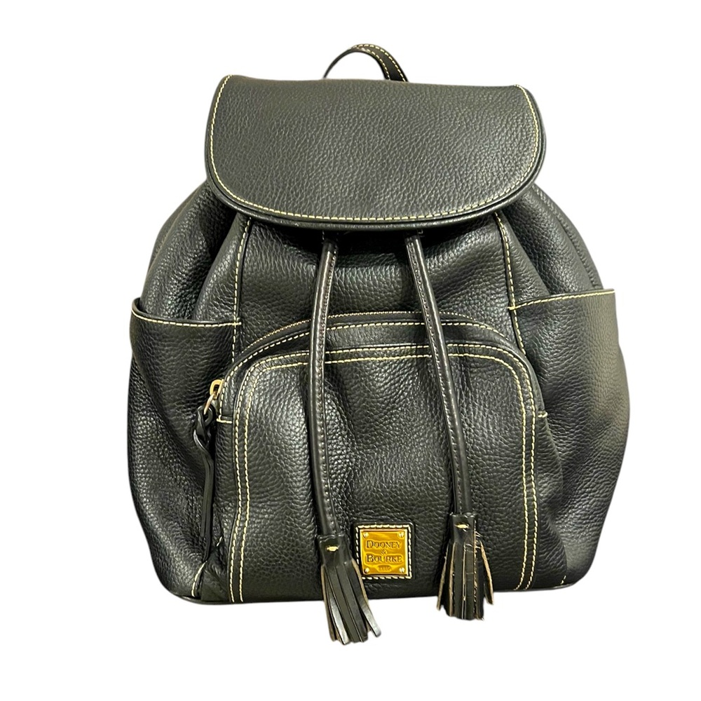 Dooney & Bourke Dark Green Leather Backpack